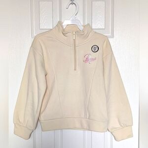 NWT Puma Girls (Small) Fleece Quarter-Zip Pullover Sweatshirt/Sweater/Top